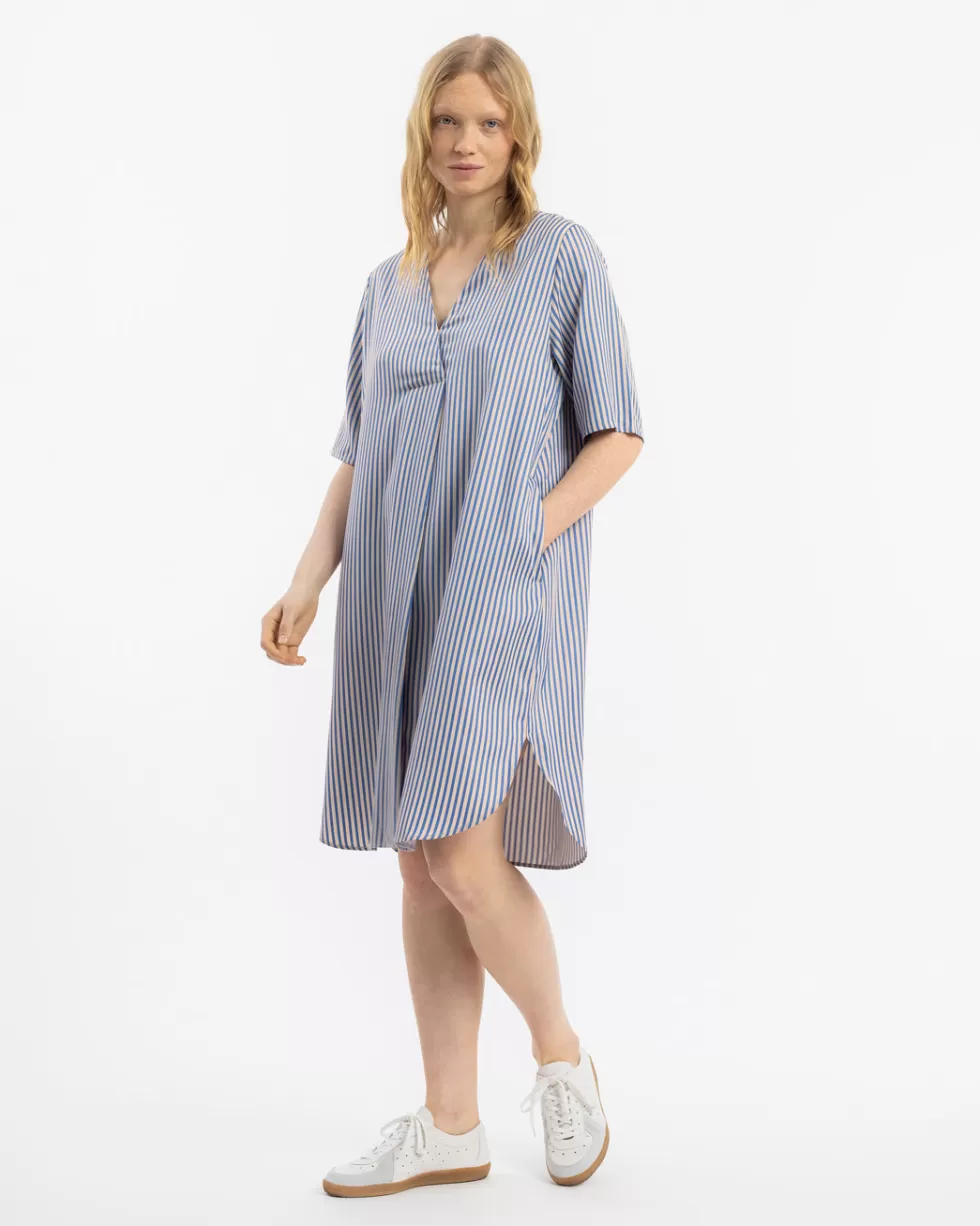 Kaftan Kleid Lyocell - -Rotholz Best