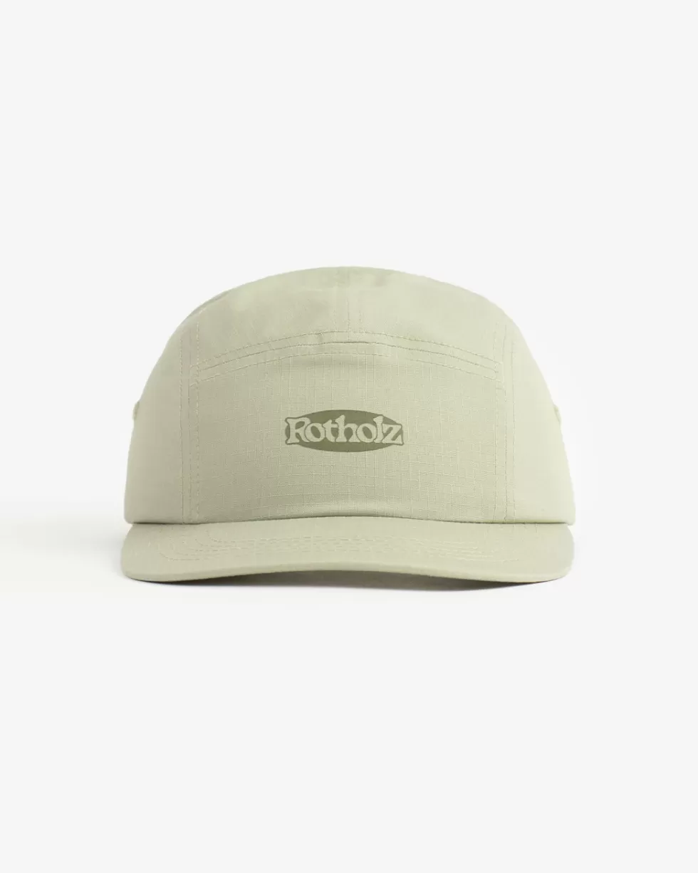 Tech 5 Panel Cap Bio Baumwolle - -Rotholz Best Sale